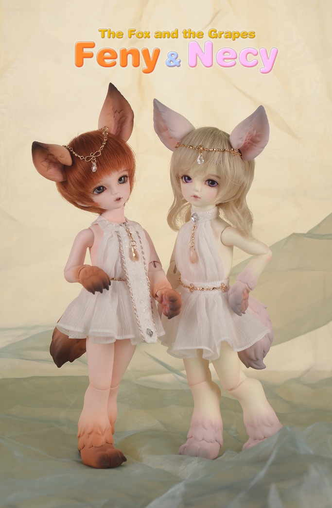 Feny & Necy  - The Fox and the Grapes bjd.jpg